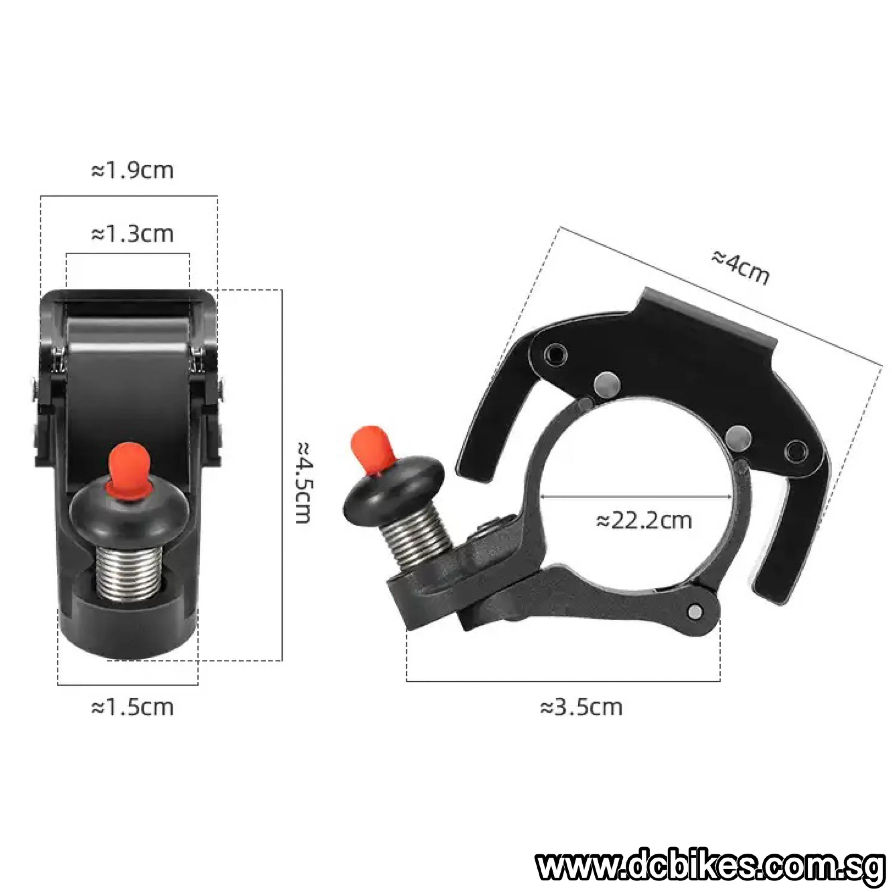 Stainless Steel Waterproof Classic Crisp Sound Handlebar Bell Bar Horn