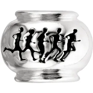 Sterling Silver 10mm Running Group Bead