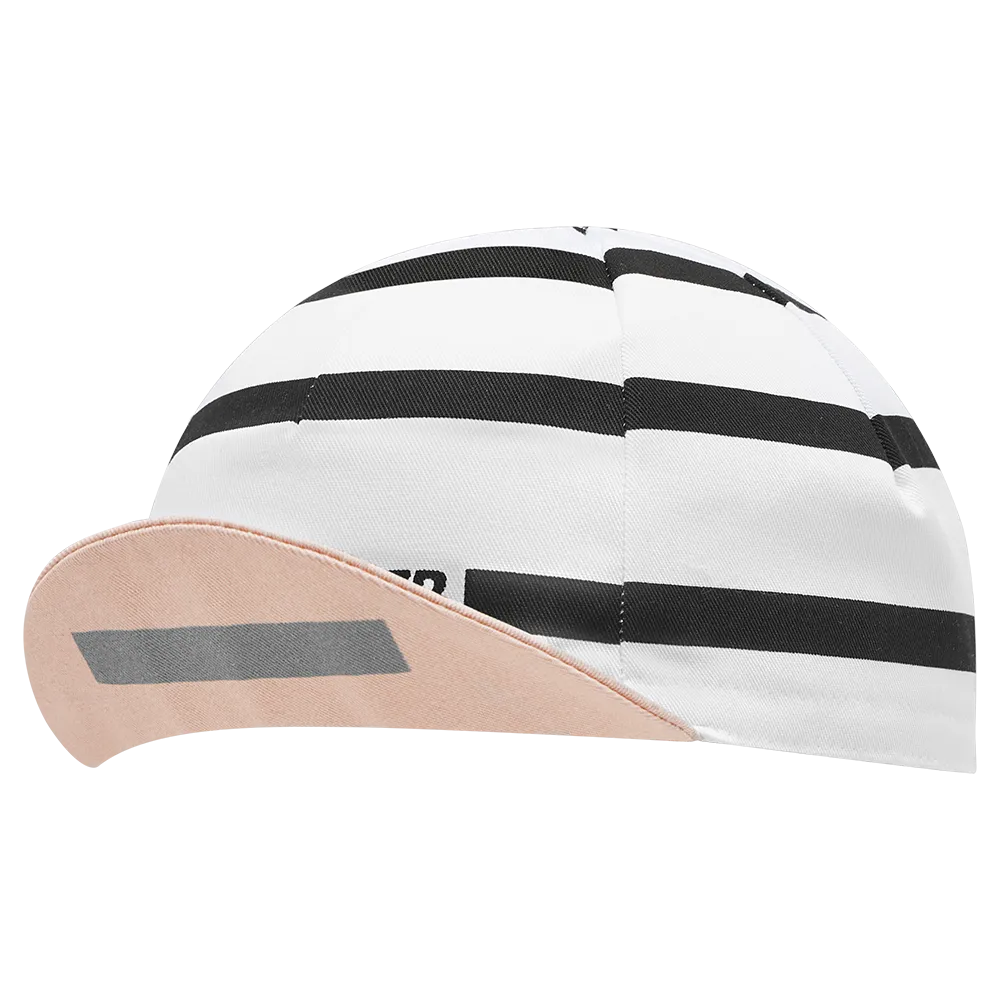 Stripe Logo Cap White