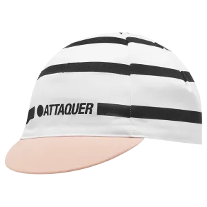 Stripe Logo Cap White