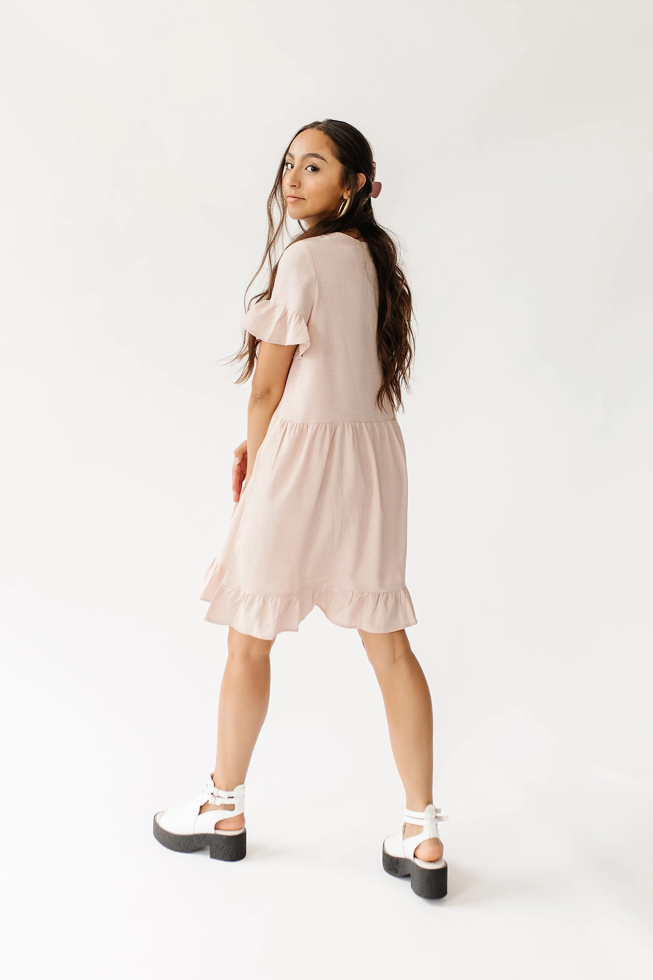 Summertime Fine Mini Dress// Blush