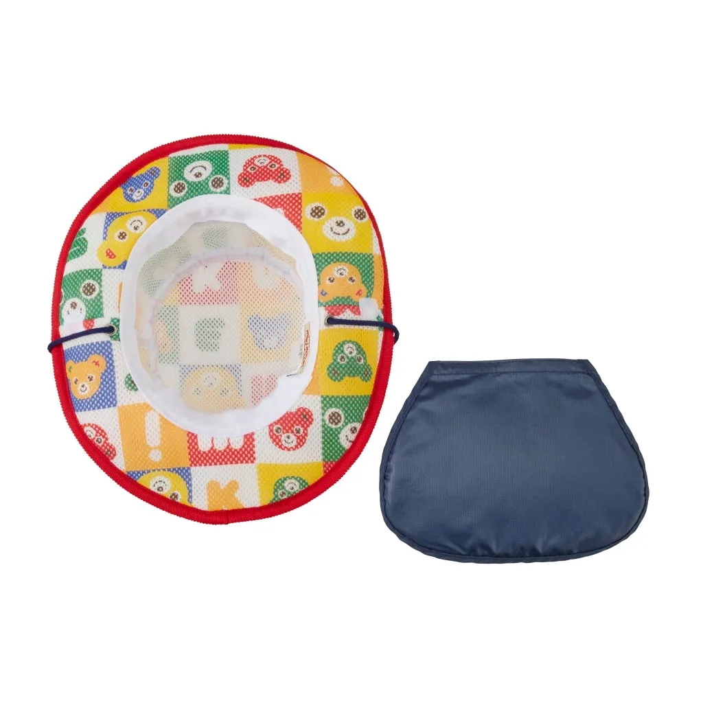 Sunshield Pucci Blocks Mesh Hat for Little Explorers