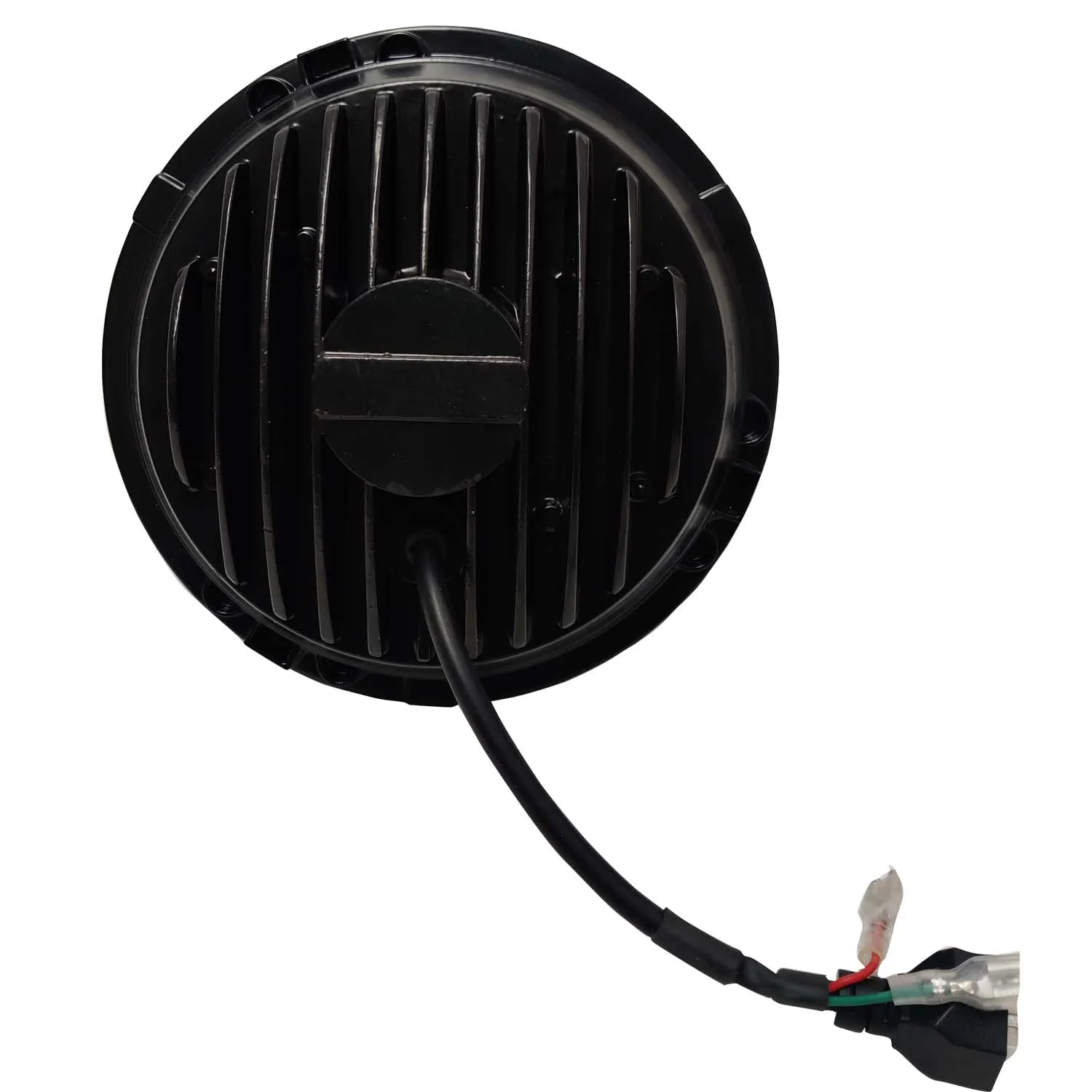 Super Bright 7" Inch Led Tri Pattern Headlight For Royal Enfield Classic.Electra,Standerd 350 & 500(Black)