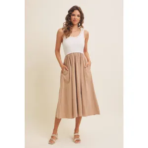 Super Soft Tank- Skirt Midi Dress