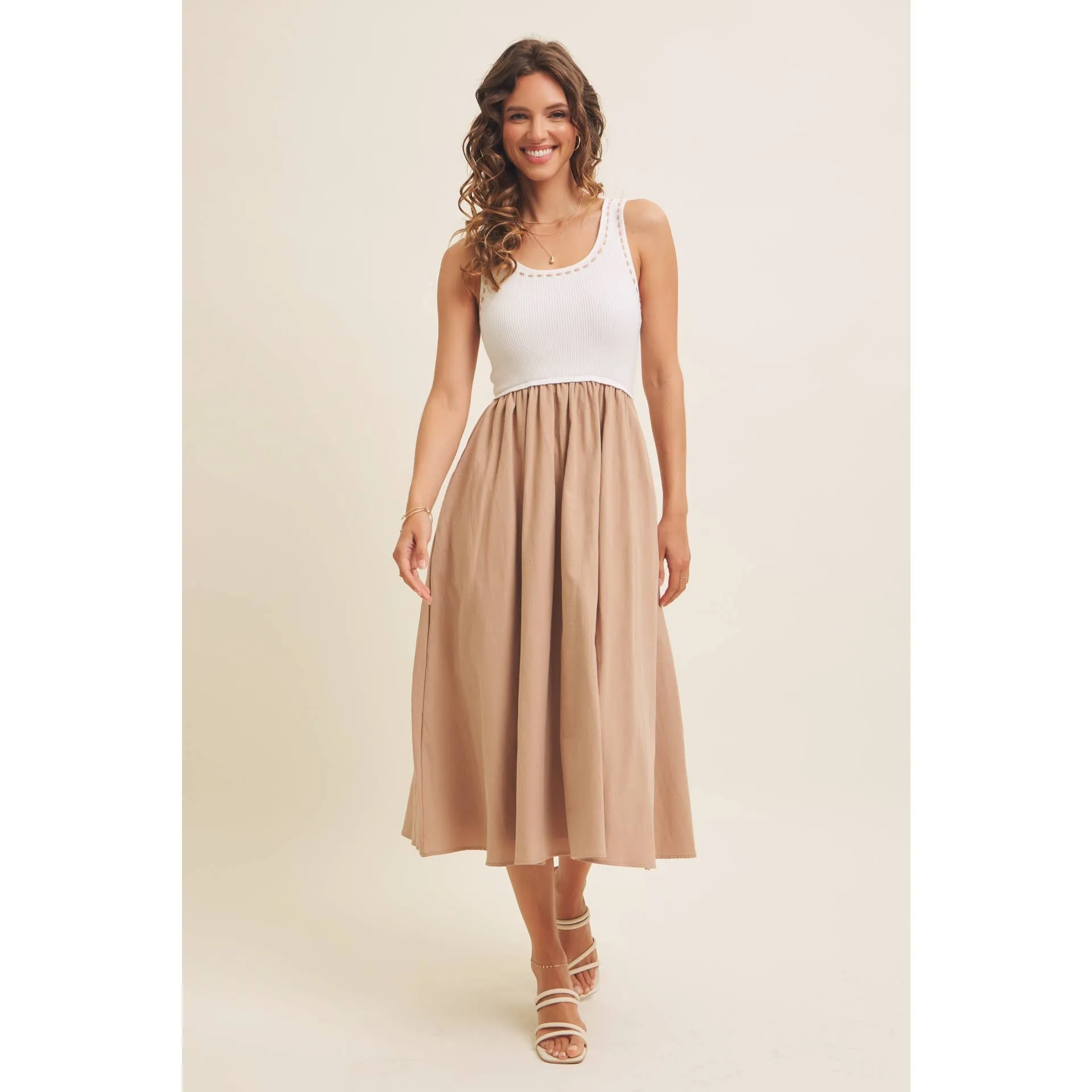 Super Soft Tank- Skirt Midi Dress