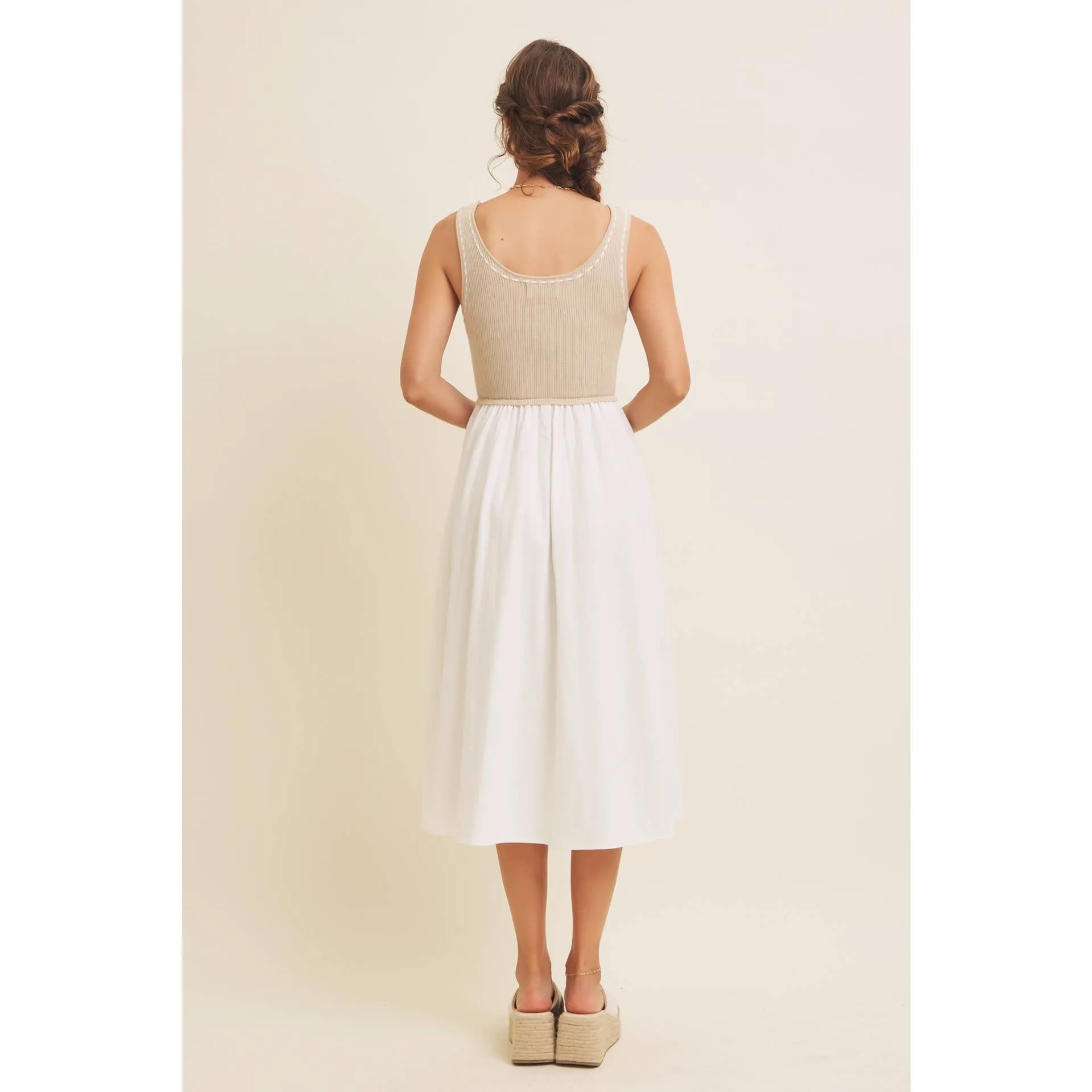 Super Soft Tank- Skirt Midi Dress