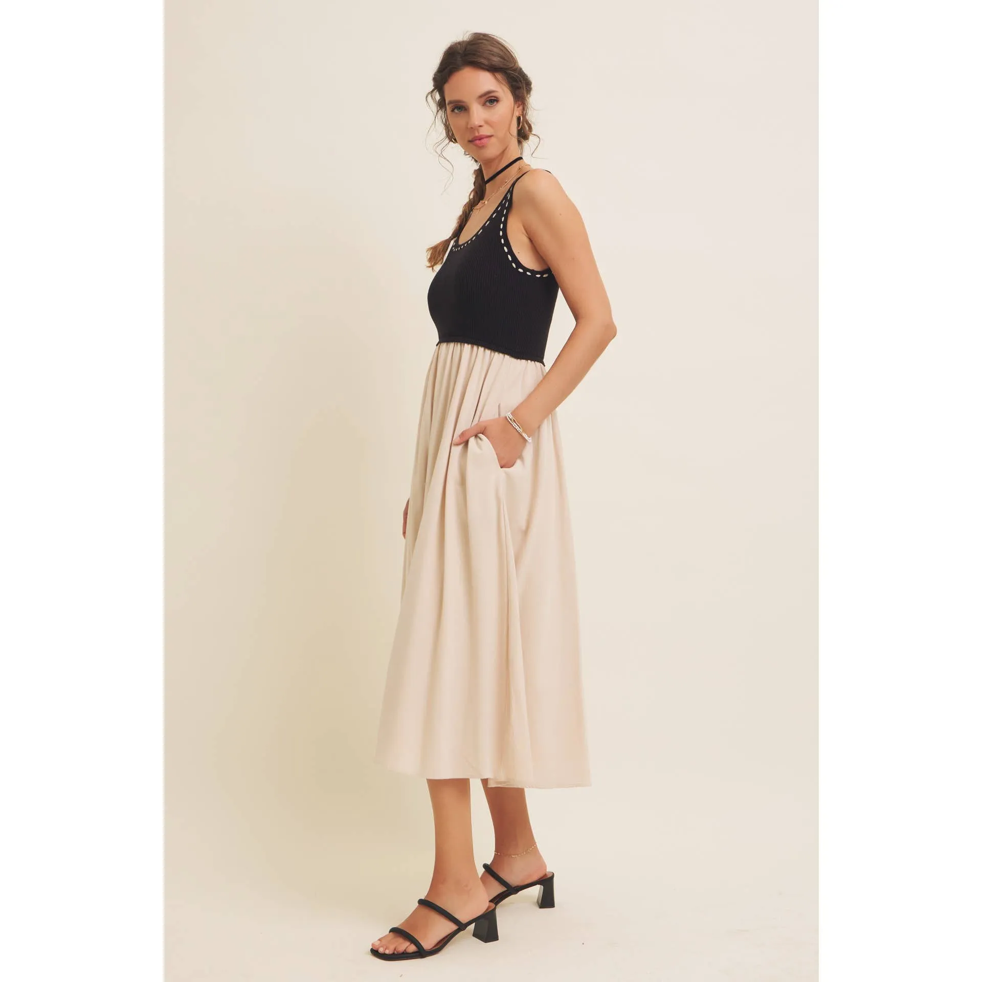 Super Soft Tank- Skirt Midi Dress