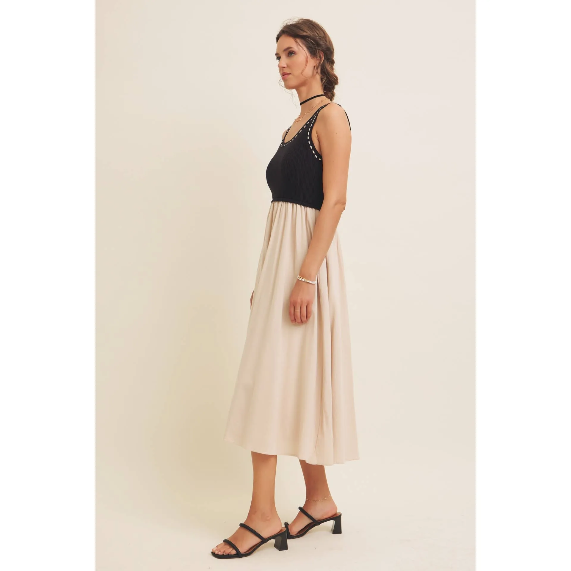 Super Soft Tank- Skirt Midi Dress