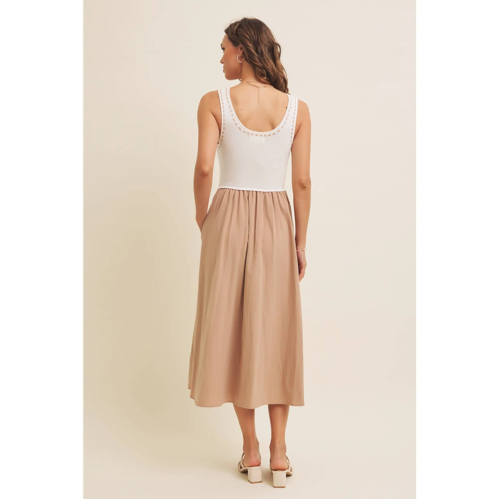 Super Soft Tank- Skirt Midi Dress