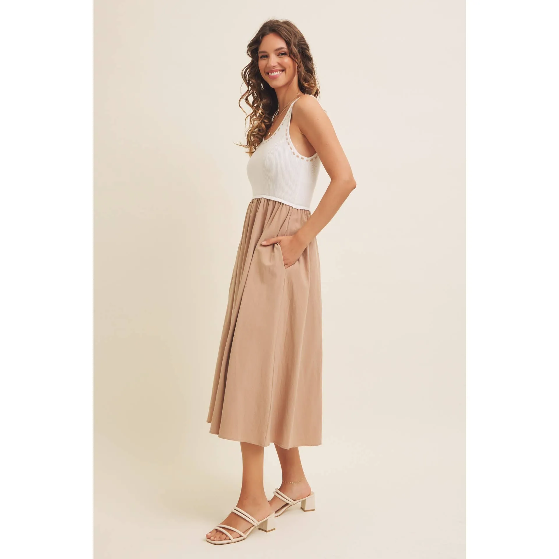 Super Soft Tank- Skirt Midi Dress