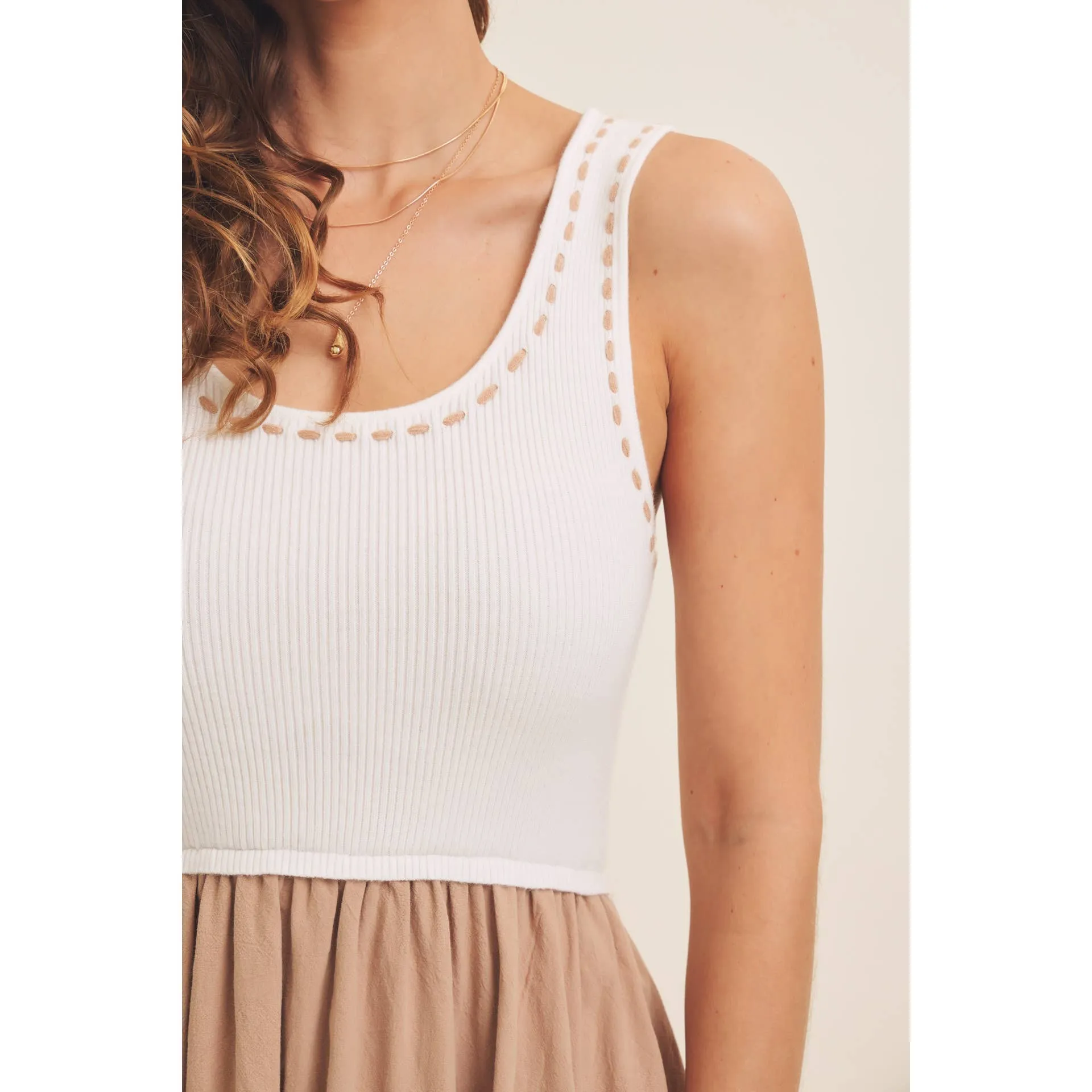 Super Soft Tank- Skirt Midi Dress