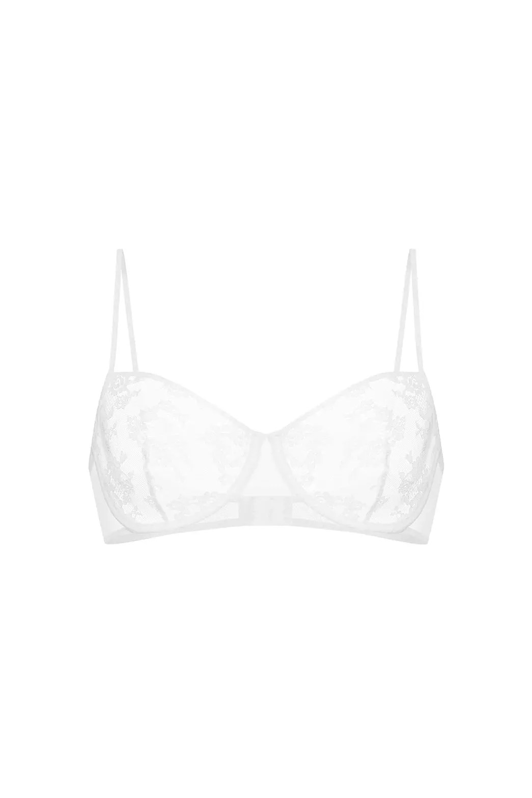 Tara White Bra