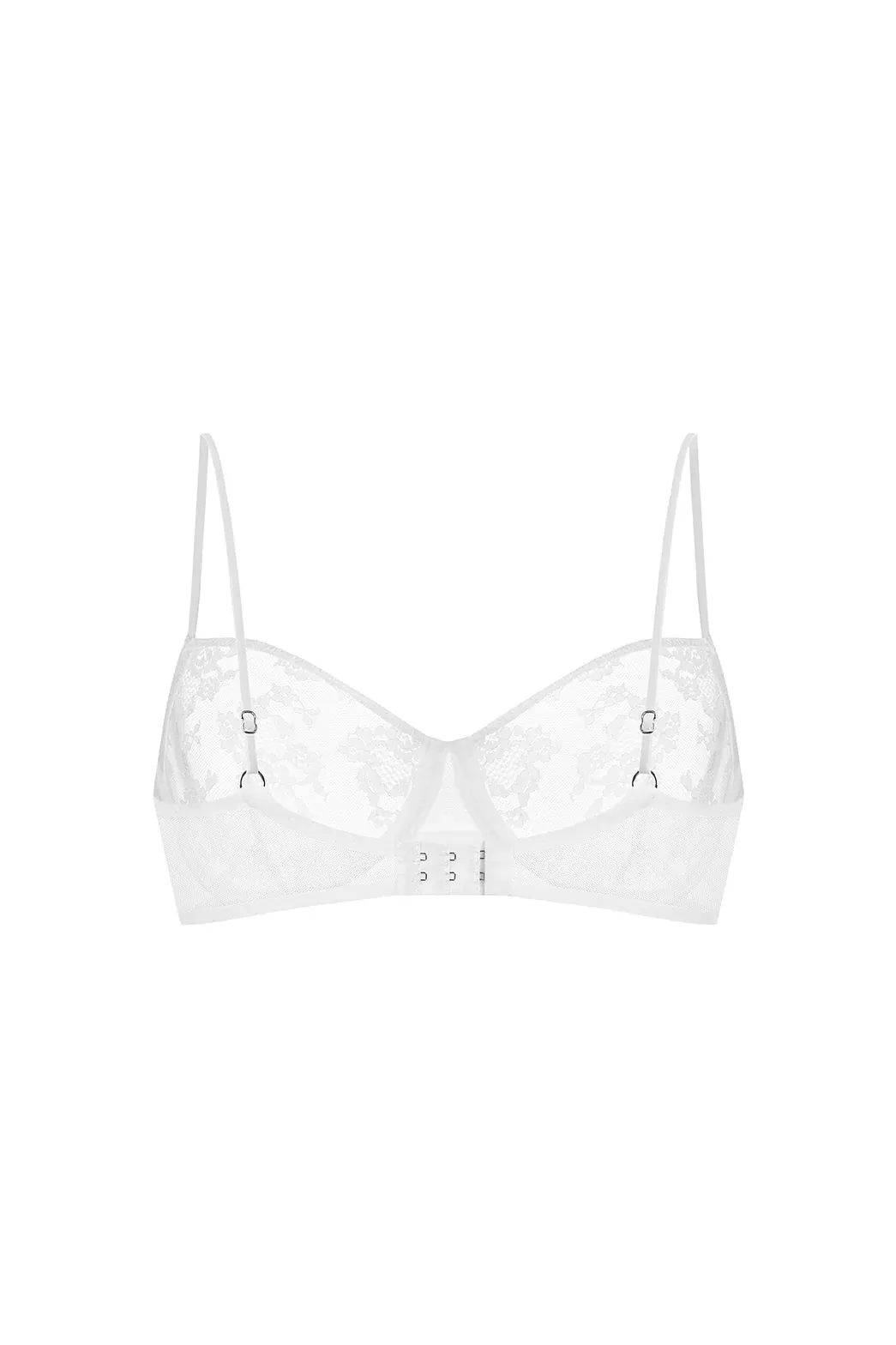 Tara White Bra