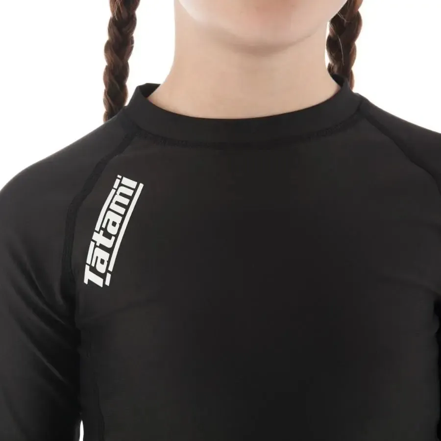 Tatami Kids Black Nova Basic Rash Guard