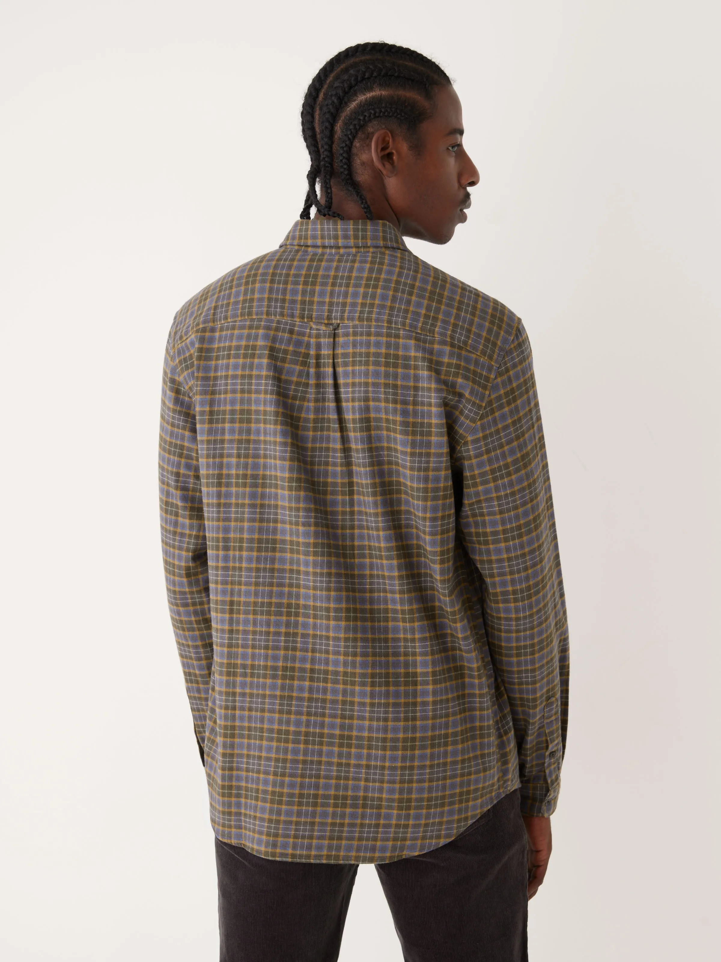 The Kapok Flannel Shirt in Nightshadow Blue