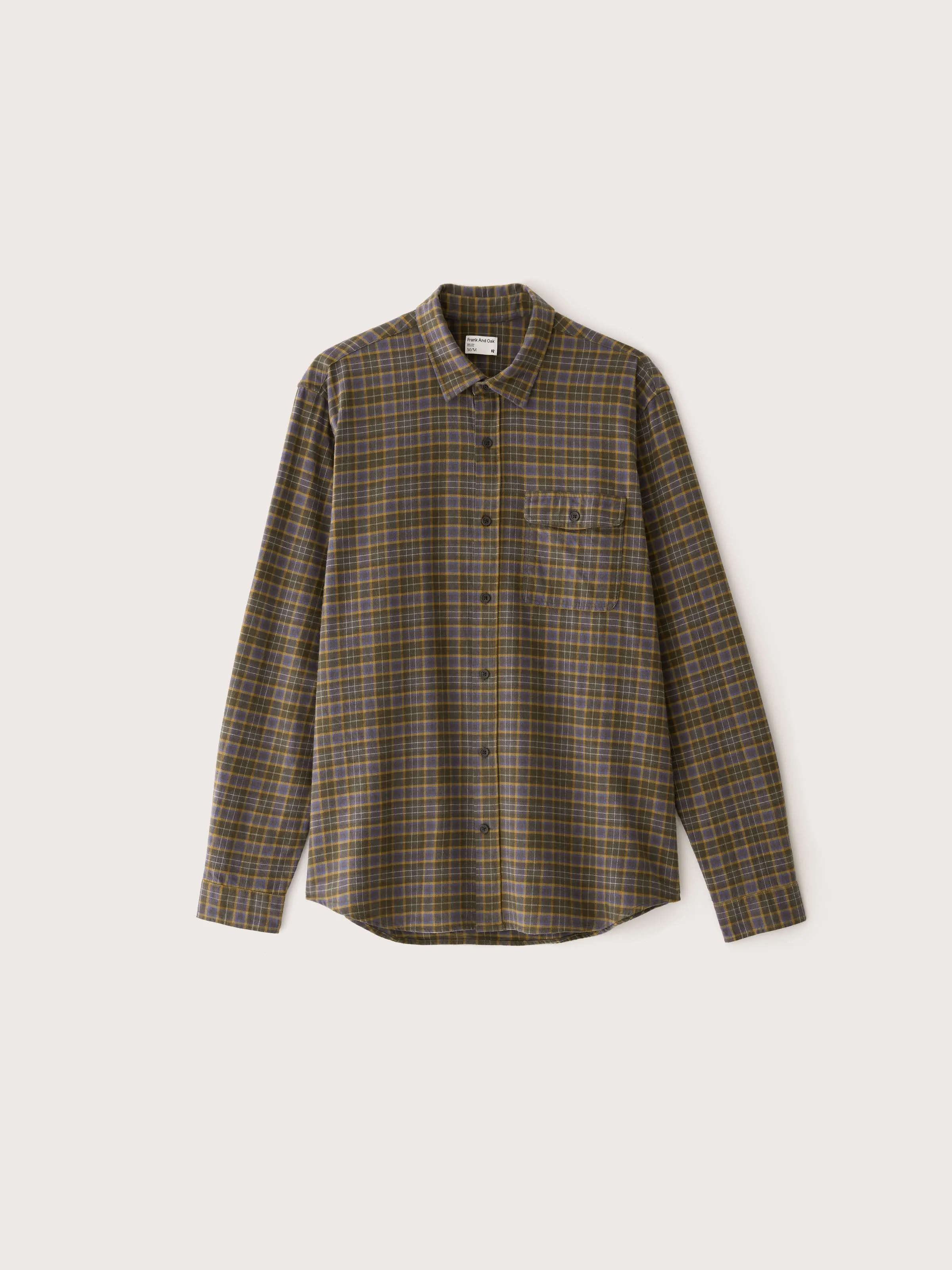 The Kapok Flannel Shirt in Nightshadow Blue