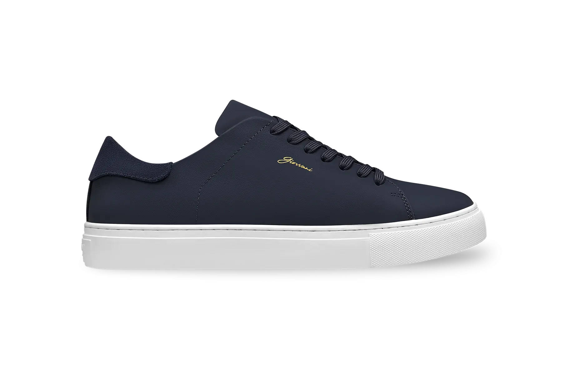 The Lorenzo - Blue Leather / White Sole - Womens