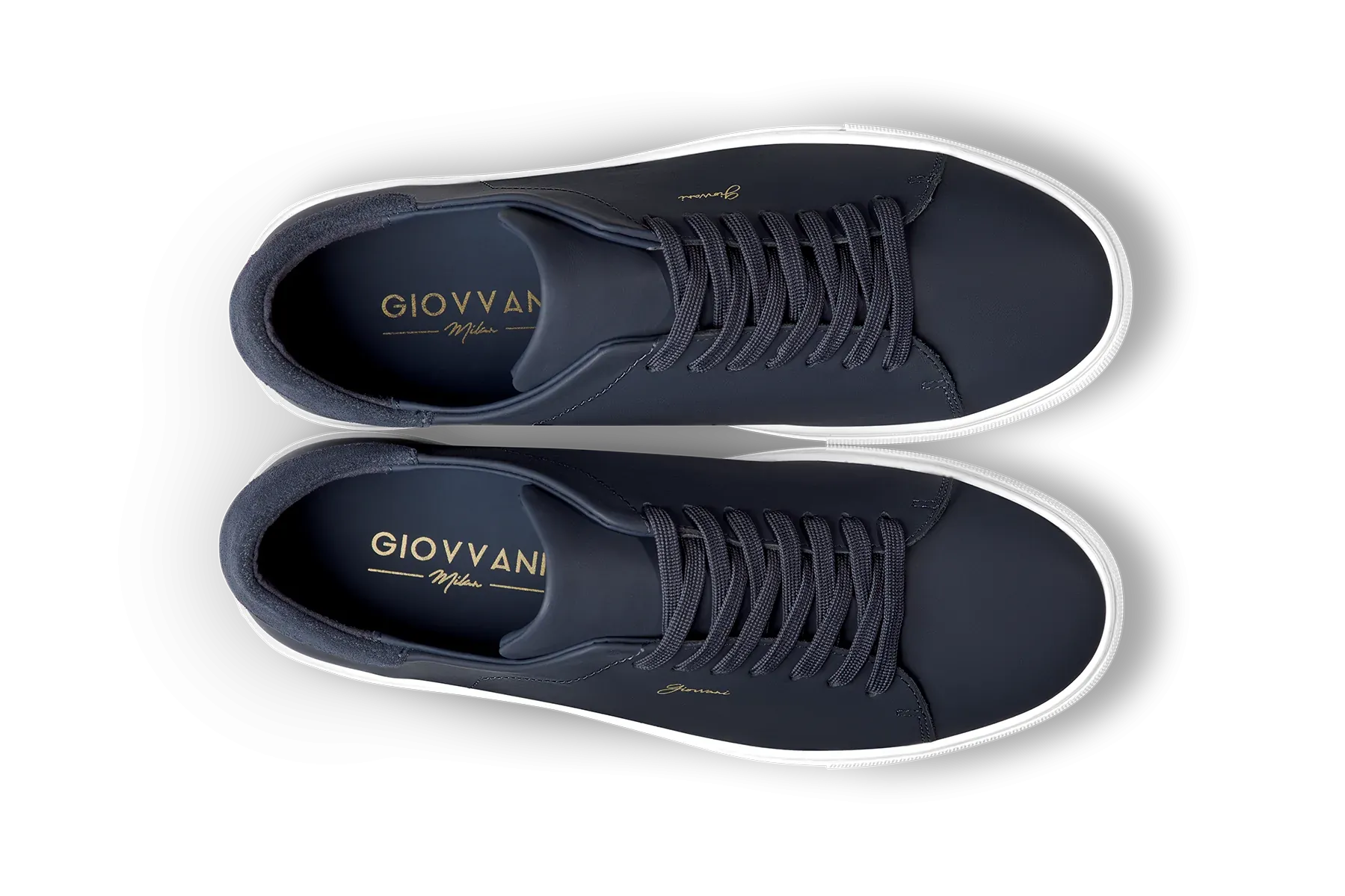 The Lorenzo - Blue Leather / White Sole - Womens