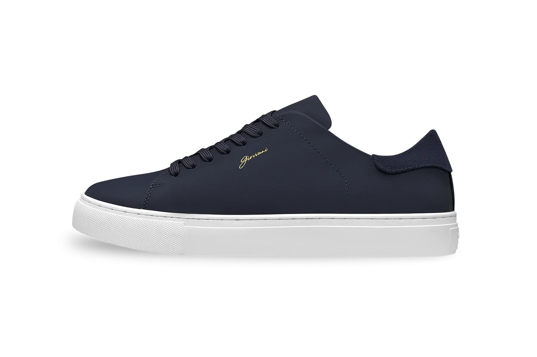 The Lorenzo - Blue Leather / White Sole - Womens
