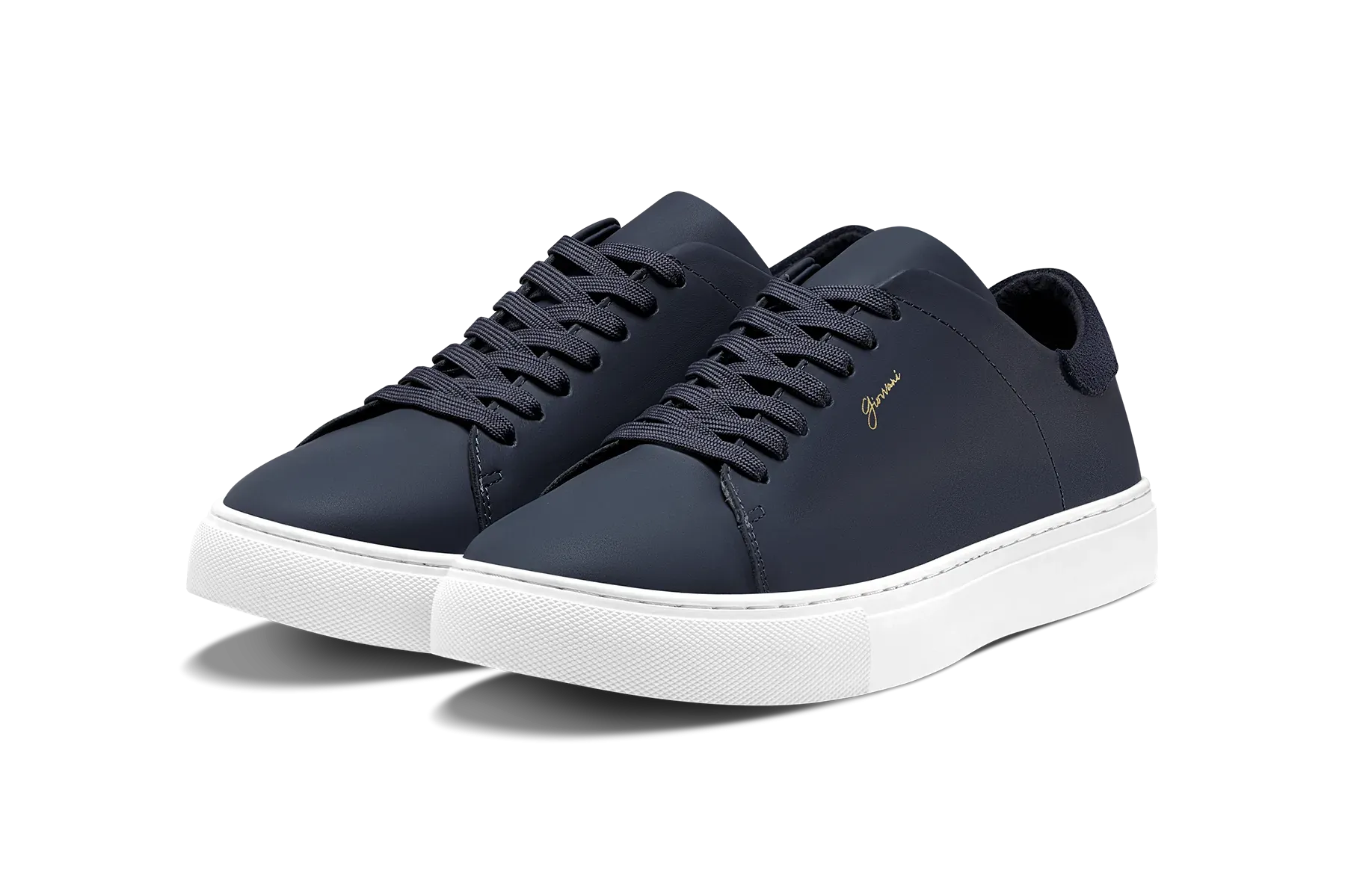 The Lorenzo - Blue Leather / White Sole - Womens