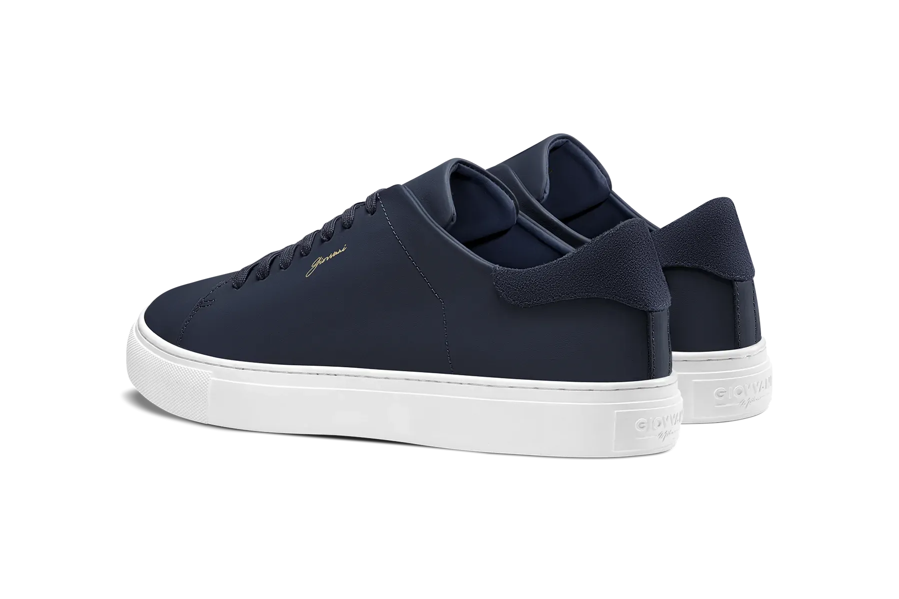 The Lorenzo - Blue Leather / White Sole - Womens