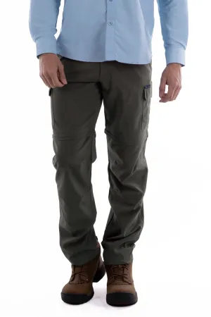 Thomas Cook Kombi Mens Zip Off Pants Khaki