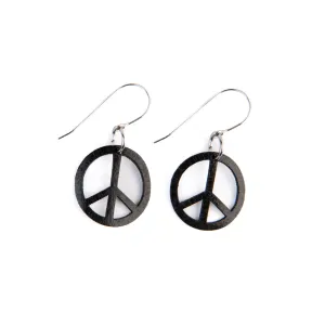 tiny peace earring