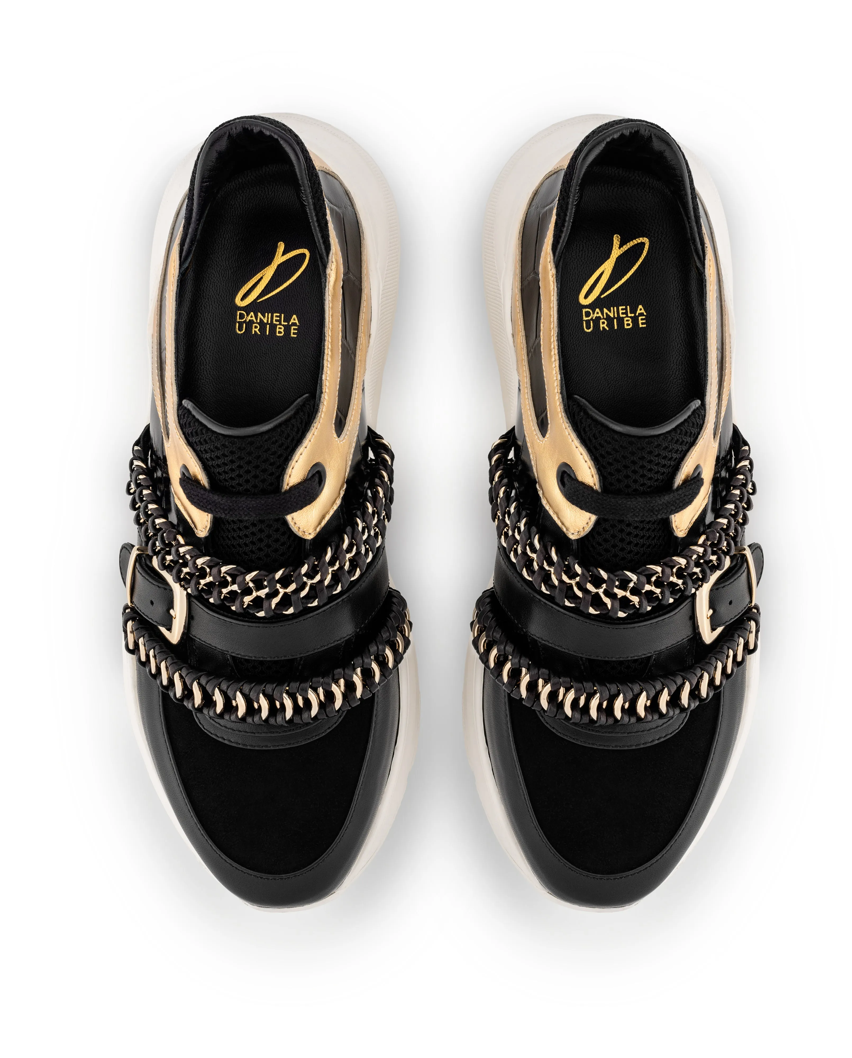Together We Can Sneaker (Black & Gold)
