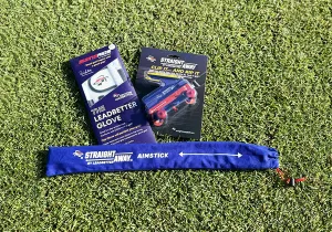 Top Training Aids Bundle By David Leadbetter: Leadbetter Glove, AIMSTICK, and StraightAway