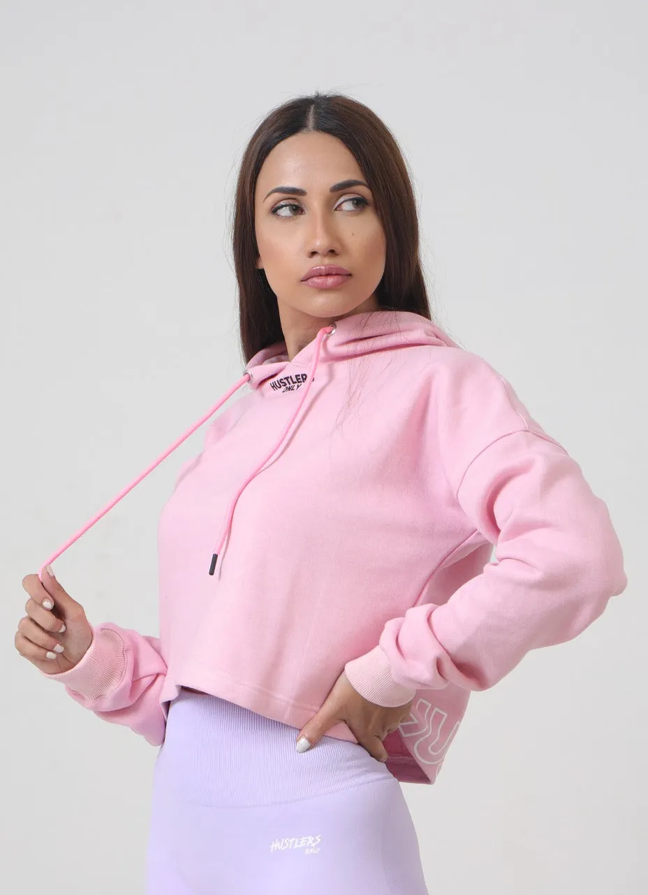 Training Cropped Hoodie - Pink