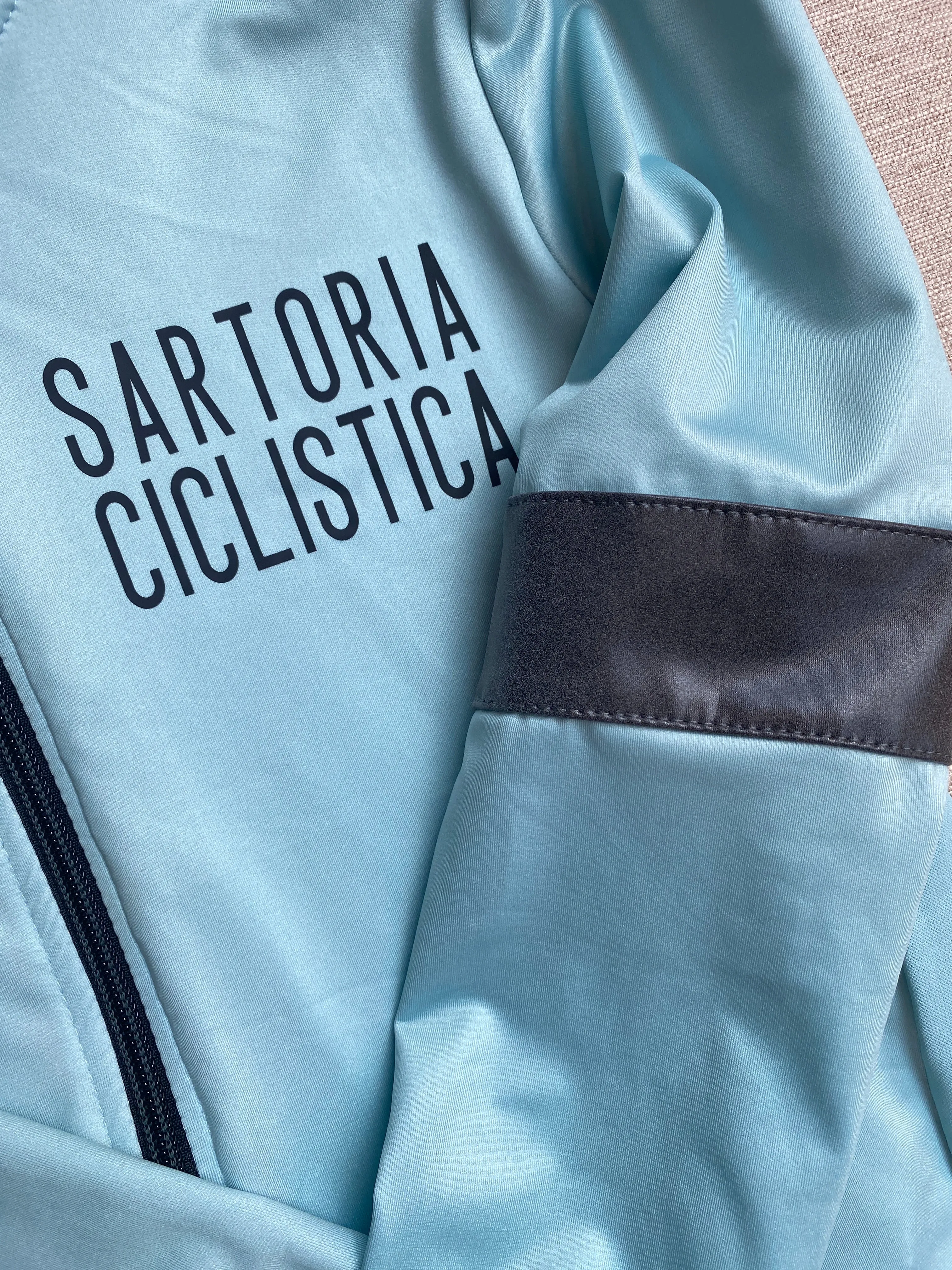 Training long sleeved Jersey - Milk and mint