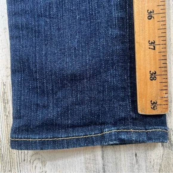 True‎ Religion Jeans Julie Made In USA Low Rise Y2K Blue Denim Women's Size 28