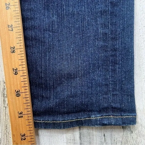 True‎ Religion Jeans Julie Made In USA Low Rise Y2K Blue Denim Women's Size 28