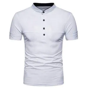 Turn-down Collar Business Cotton Breathable Golf Shirt