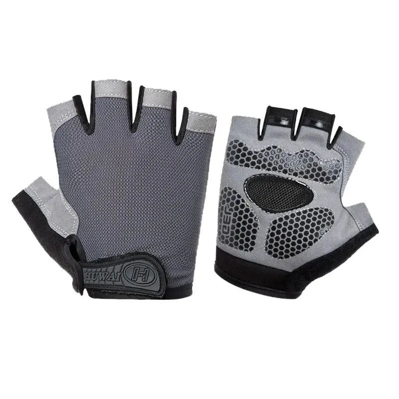 Unisex Breathable Half-Finger Cycling Gloves - Anti-Slip Sports & Fitness Gear