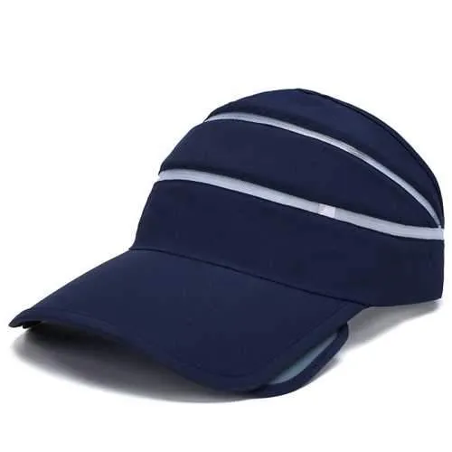 Unisex Retractable Wide Brim Sun Hat Summer Breathable Outdoor Beach Baseball Cap
