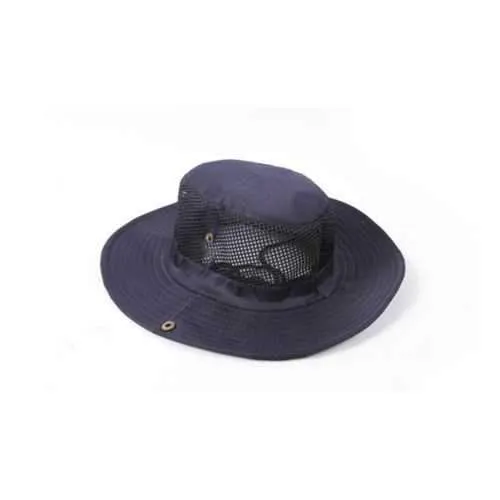 Unsiex Mesh Polyester Wide Brim Fishing Gardening Cap Sunshade Breathable Quick Dry Hat