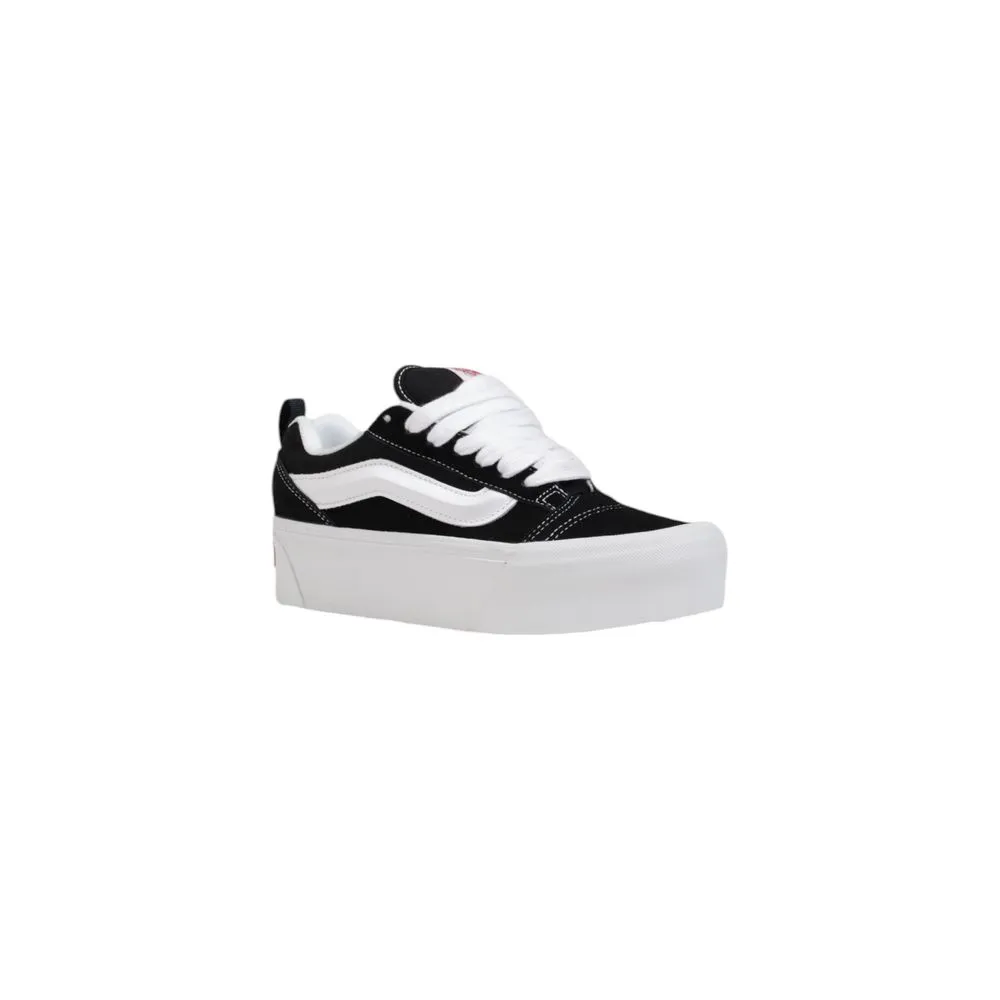Vans Black And White Suede Leather Sneaker
