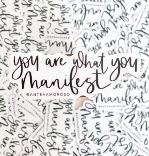 Vinyl Sticker - You Are What You Manifest