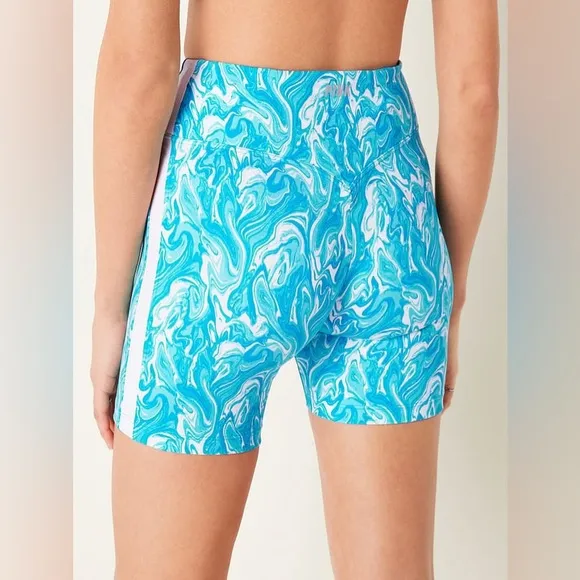 VS VICTORIAS SECRET PINK SOFT ULTIMATE HIGH WAIST BIKE SHORT SHORTIE MARBLE XXL