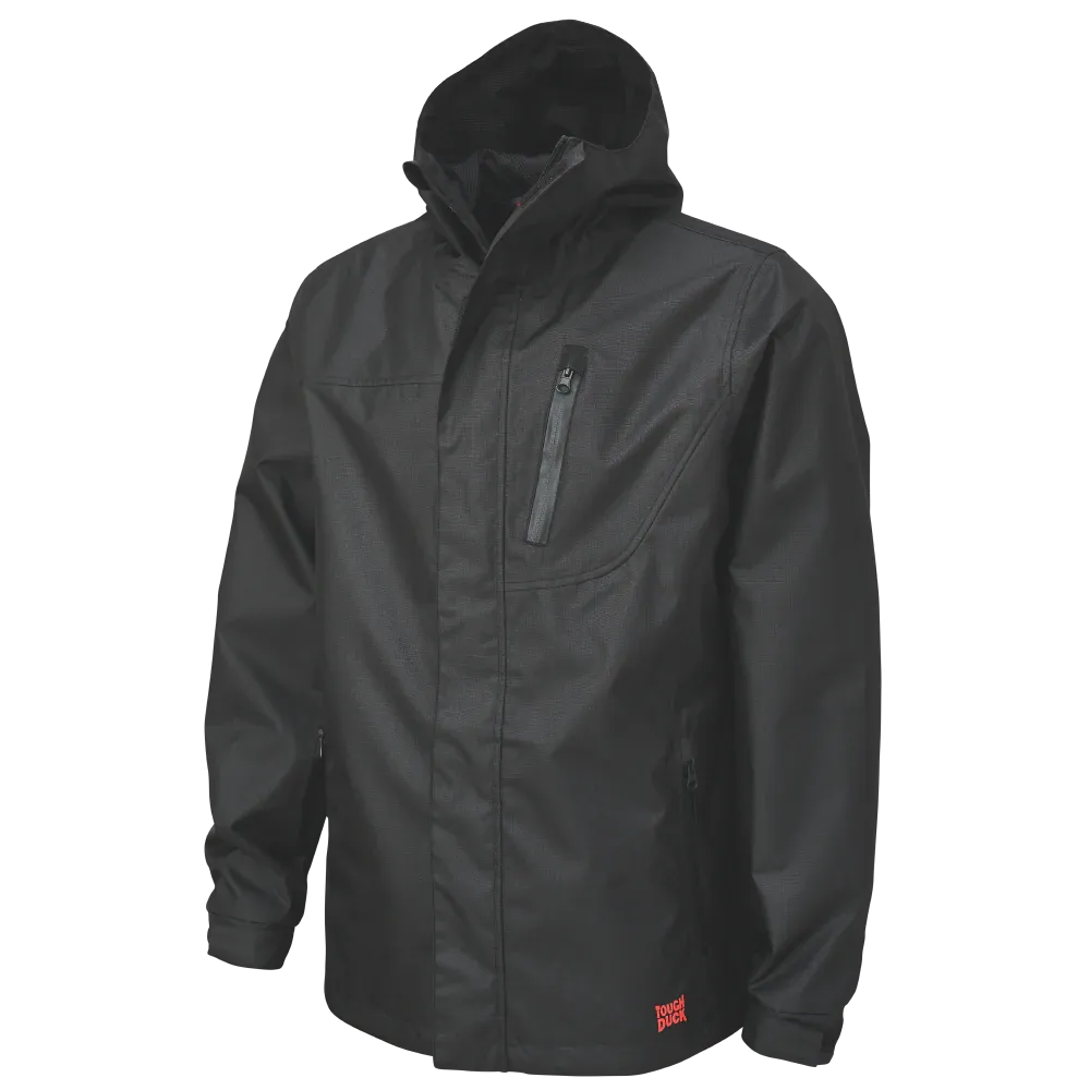 Waterproof Breathable Ripstop Rain Jacket by Tough Duck - Style WJ37
