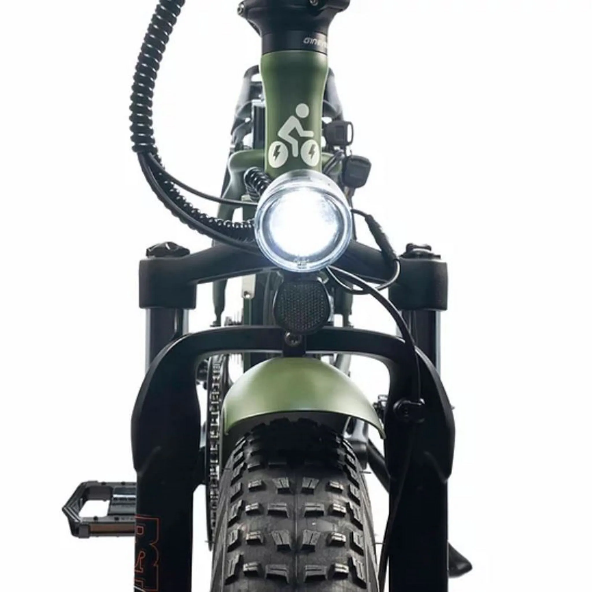 Watt Wheels Scout S Folding Electric Bike 624wh Battery Matt Green
