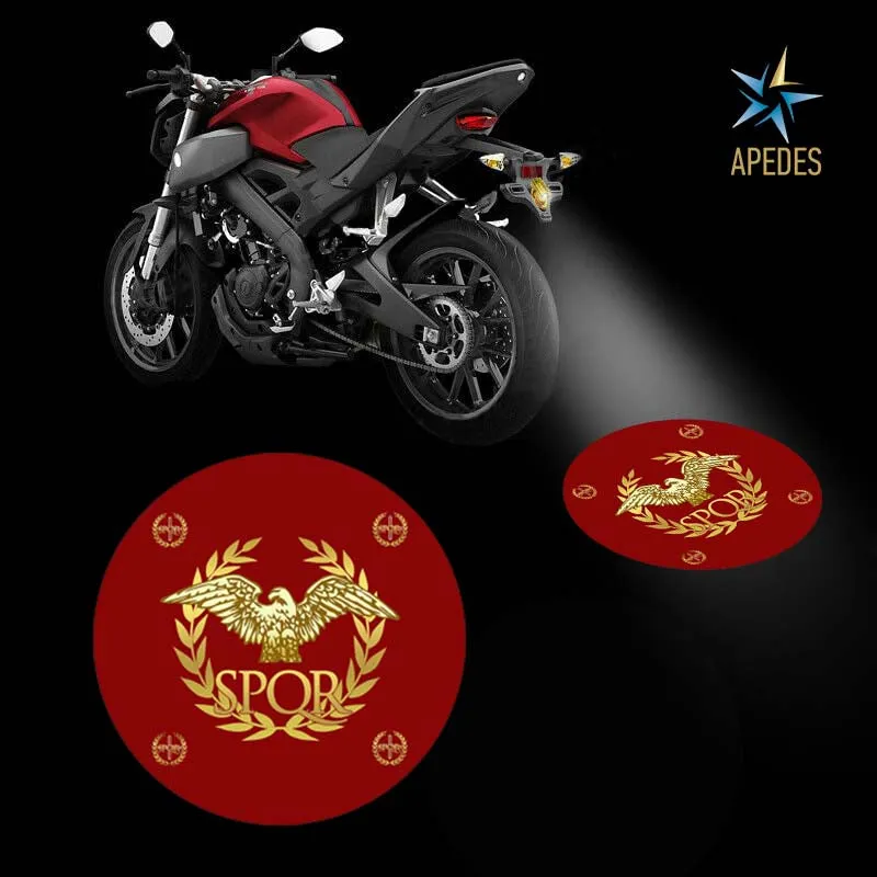 Western Roman Empire Motorcycle Bike Car LED Projector Light Waterproof