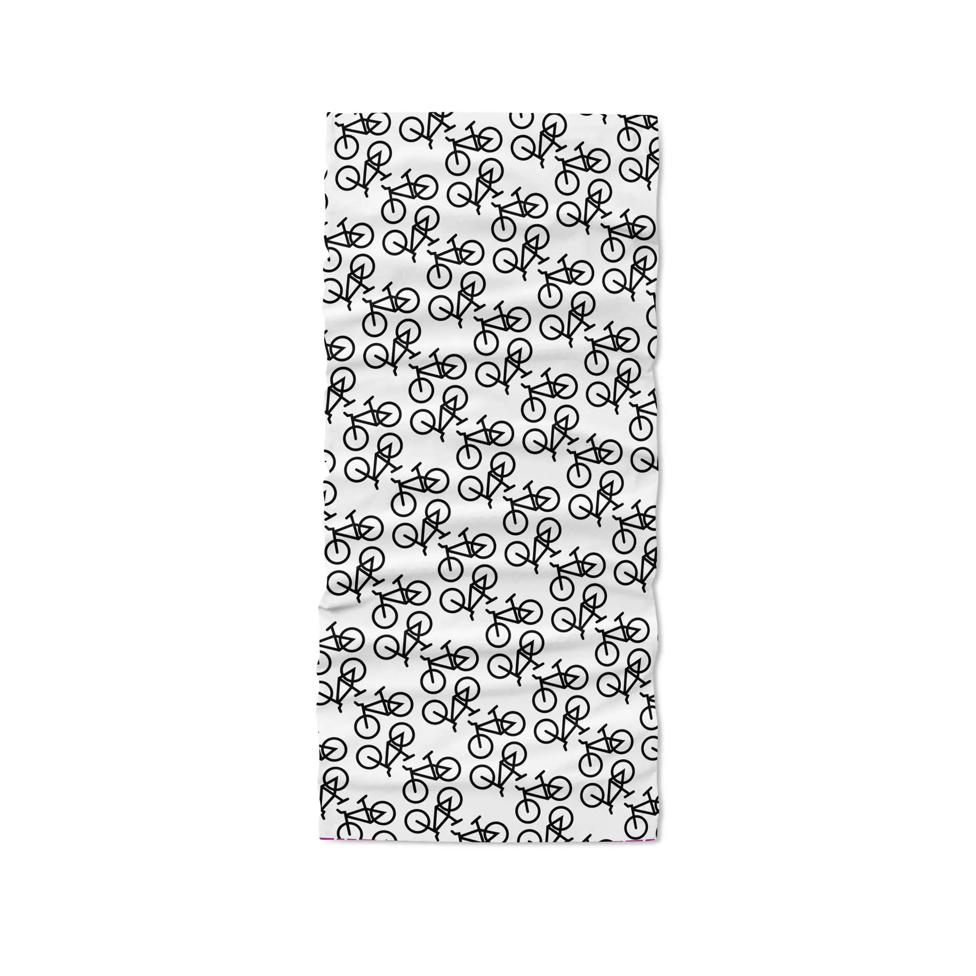 White Cyclist Neck Gaiter