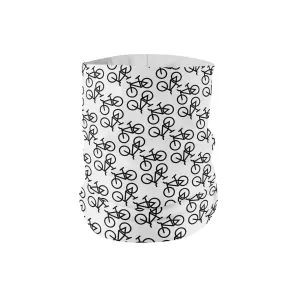 White Cyclist Neck Gaiter