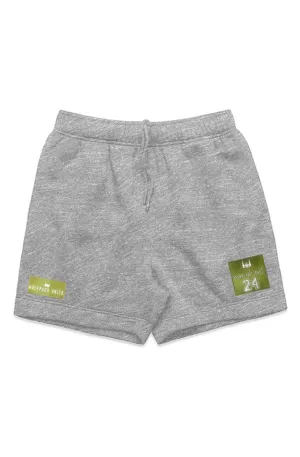 WOLFPACK UNLTD  "RELAXXED" PREMIUM SWEAT SHORTS | ATHLETIC GREY