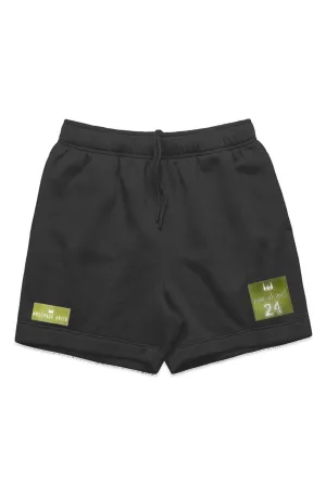 WOLFPACK UNLTD  "RELAXXED" PREMIUM SWEAT SHORTS | BLACK