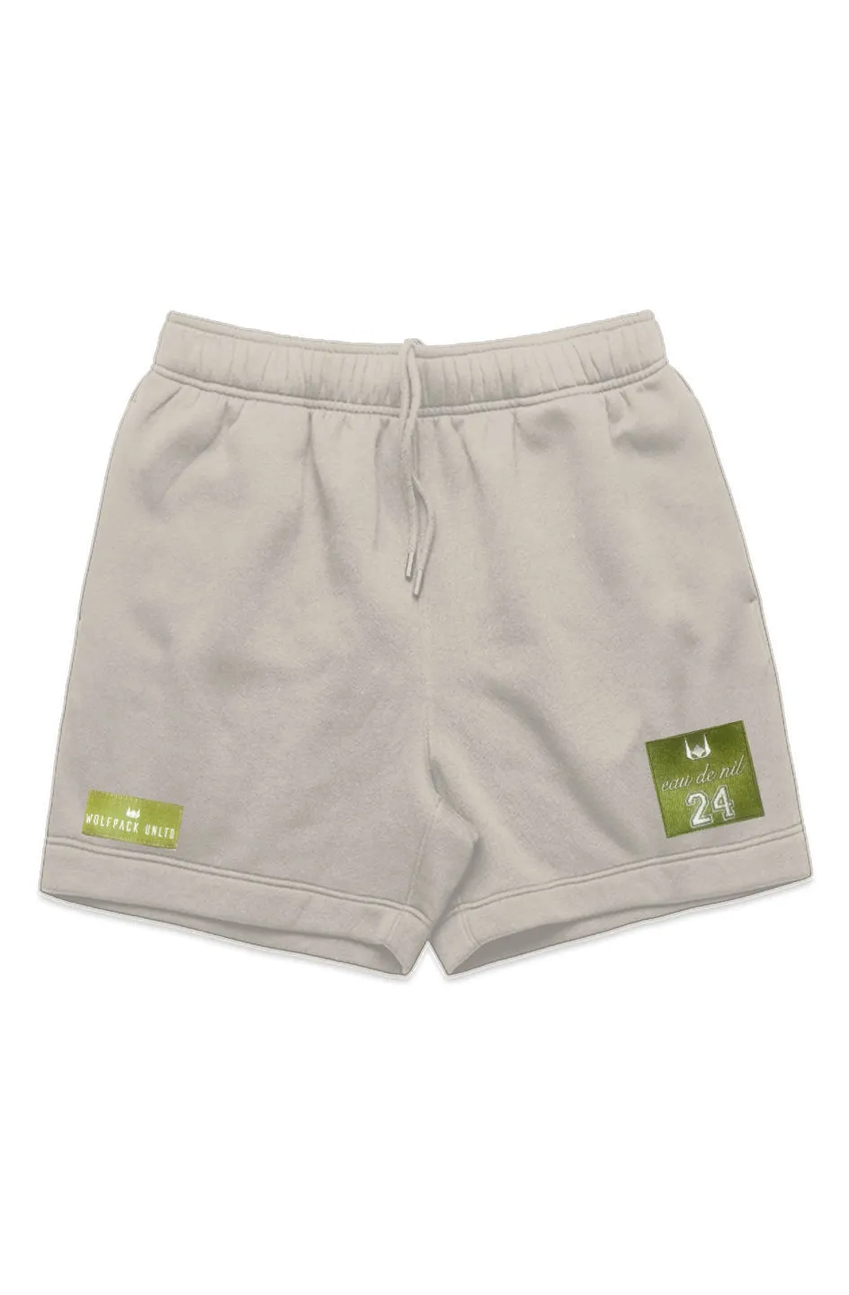 WOLFPACK UNLTD  "RELAXXED" PREMIUM SWEAT SHORTS | BONE BEIGE
