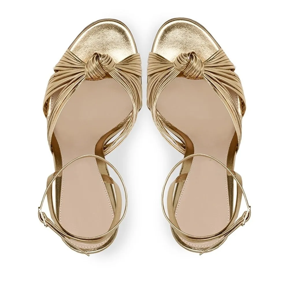 Women Fashion Multi Color Stiletto Heel Sandals Slingback Ankle Strap