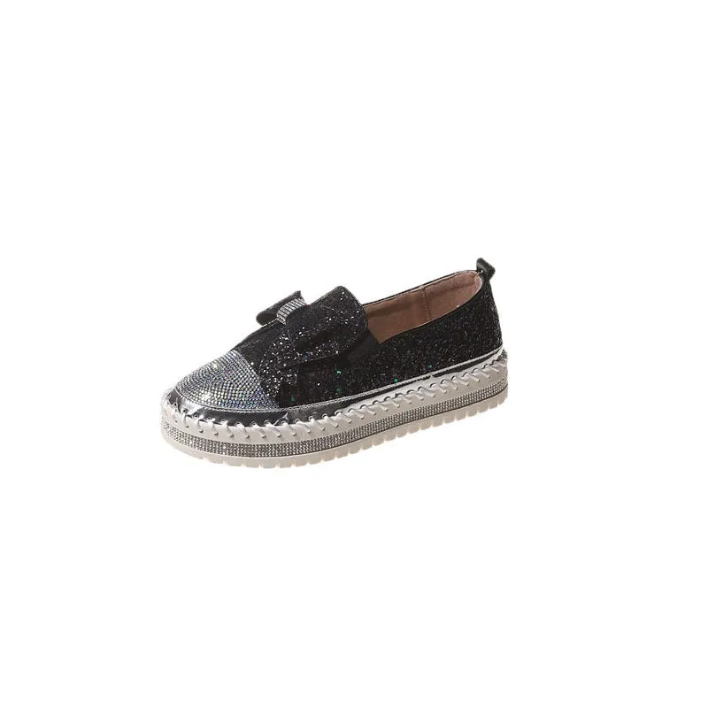 Women's Casual Bow Accessories Simple Sneaker